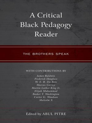 cover image of A Critical Black Pedagogy Reader